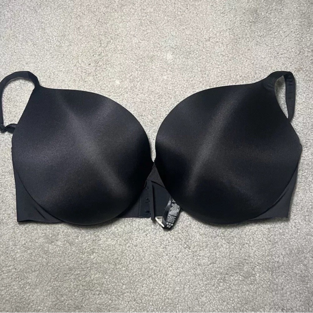 NWT Skims Ultimate Collection Push Up Plunge Bra Onyx BLACK 42/42DD DOUBLE D NEW